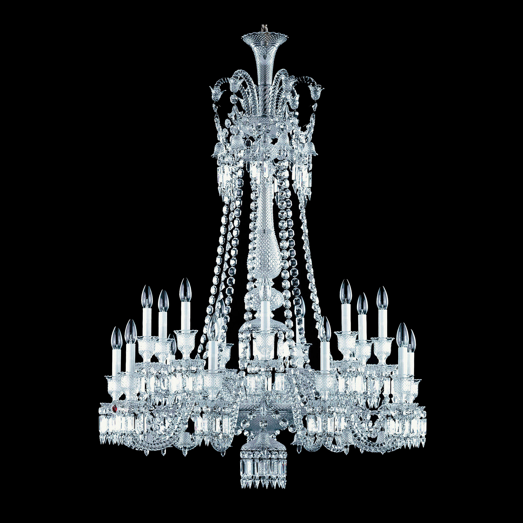 Люстра на 18 свечей (длинный) 137 x 102см серии Zenith Baccarat