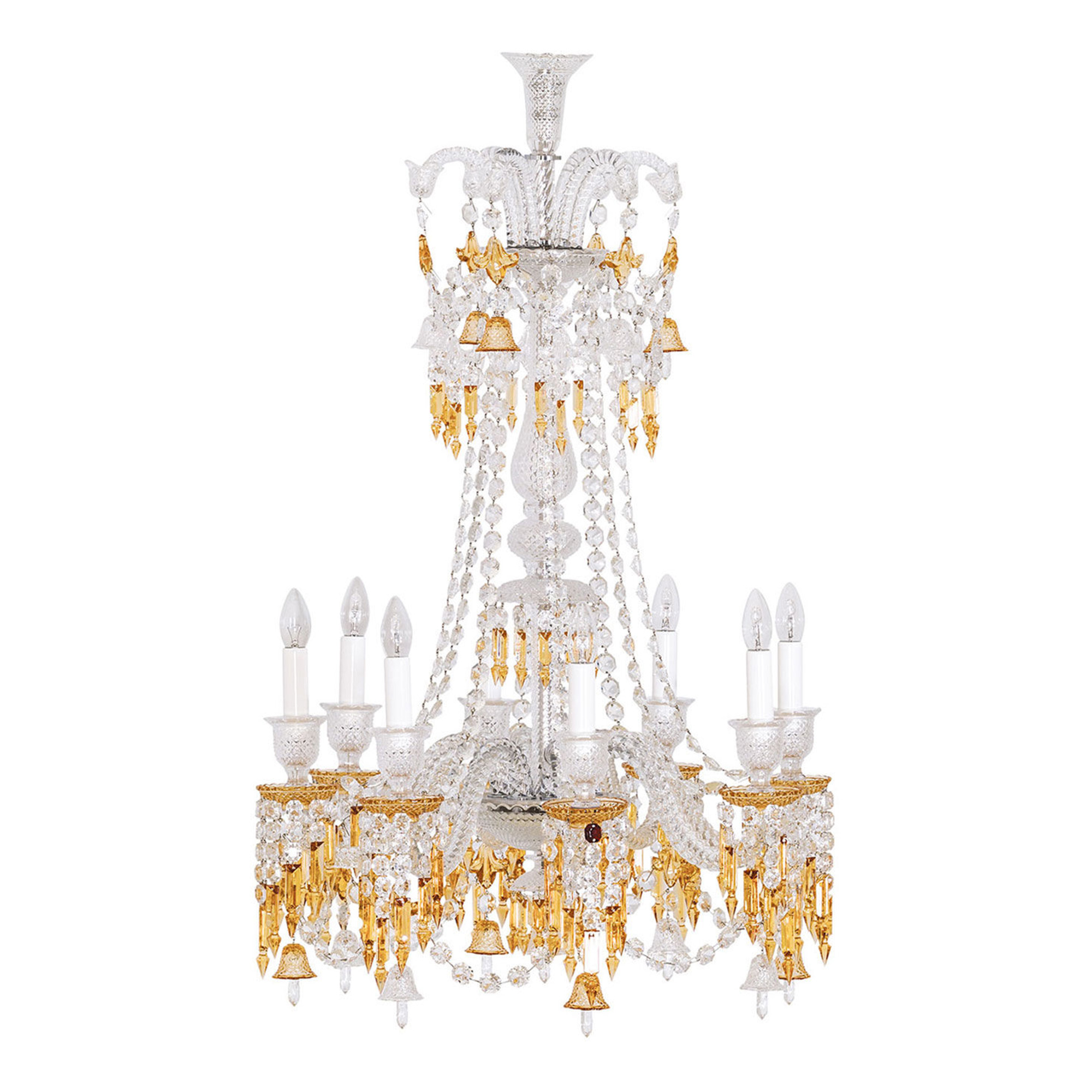 Люстра на 8 свечей (длинный) 113 x 69см от Zenith Charleston Baccarat