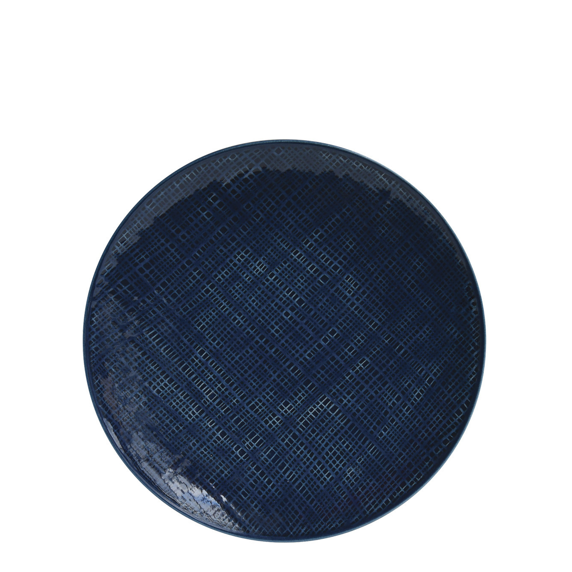Тарелка главная 27см серии Organza Couleur "Bleu Jeans" Bernardaud