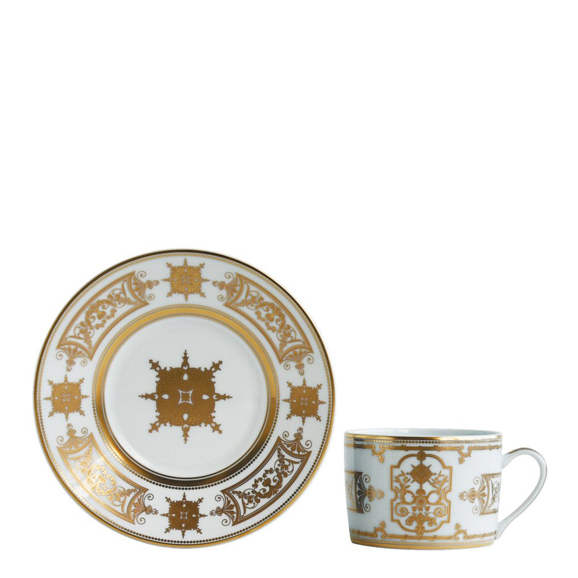 Чашка чайная с блюдцем 150мл серии Aux Rois Or Bernardaud