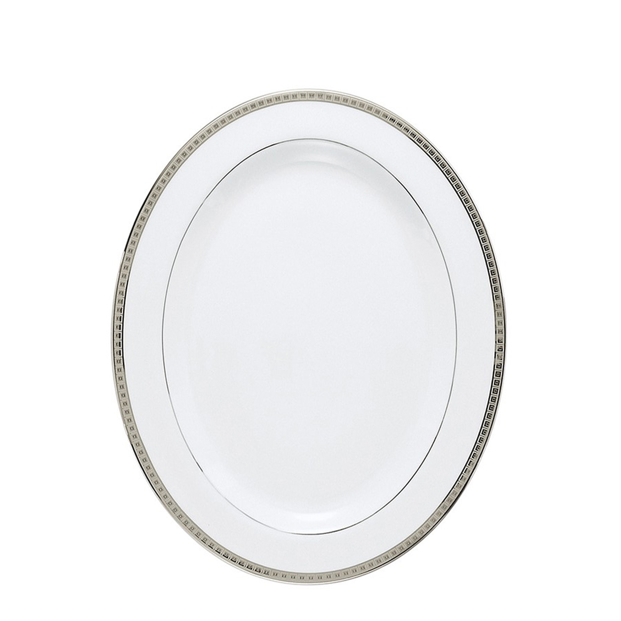 Блюдо овальное 38см серии Athena Platine Bernardaud