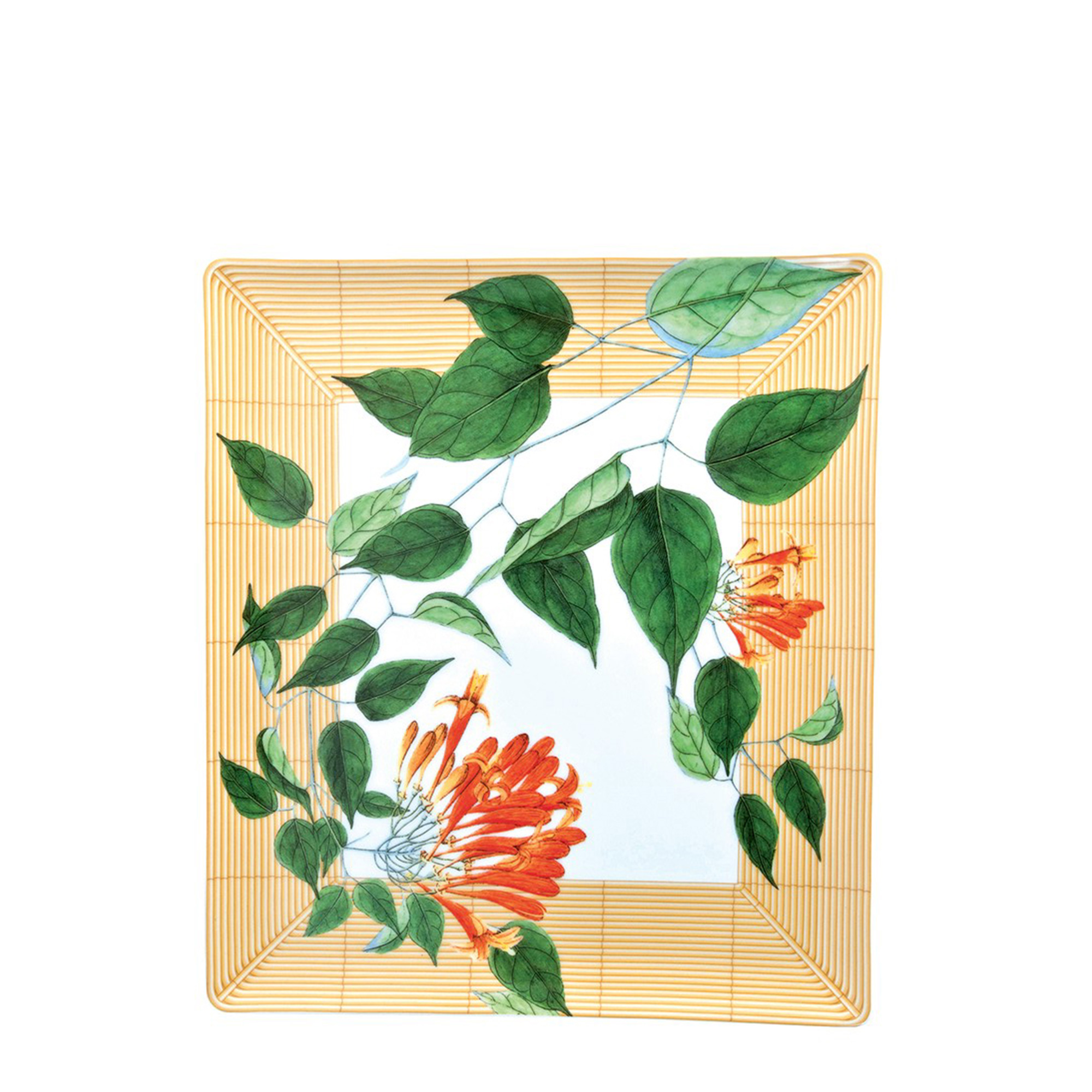 Чаша прямоугольная 27x23см от Jardin Indien Bernardaud