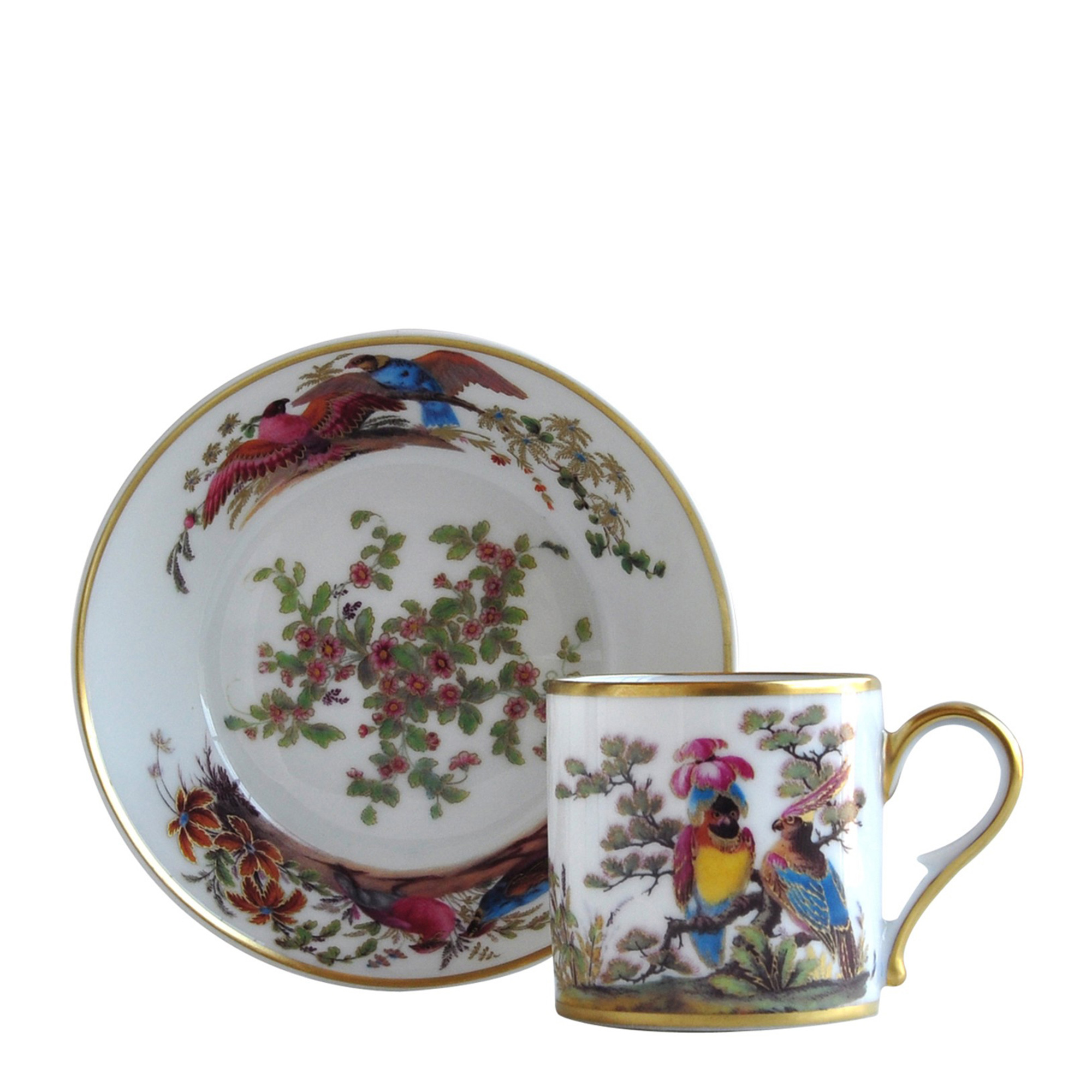 Чашка с блюдцем от Historic Cups "Aux Perroquets" Bernardaud