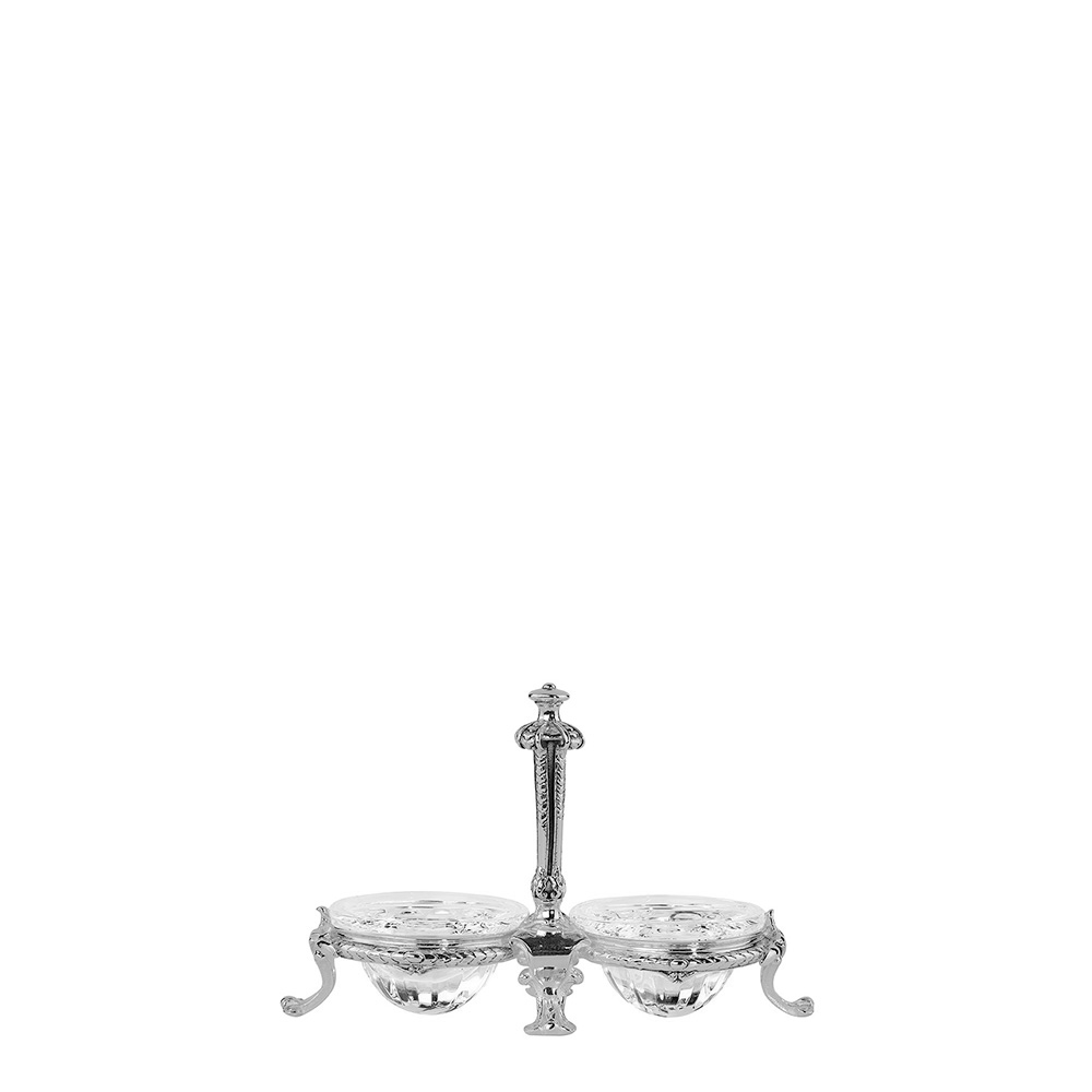 Солонка и перечница 9 x 5см серии Marly - Limited Edition 500 ex. "Серебро" Christofle