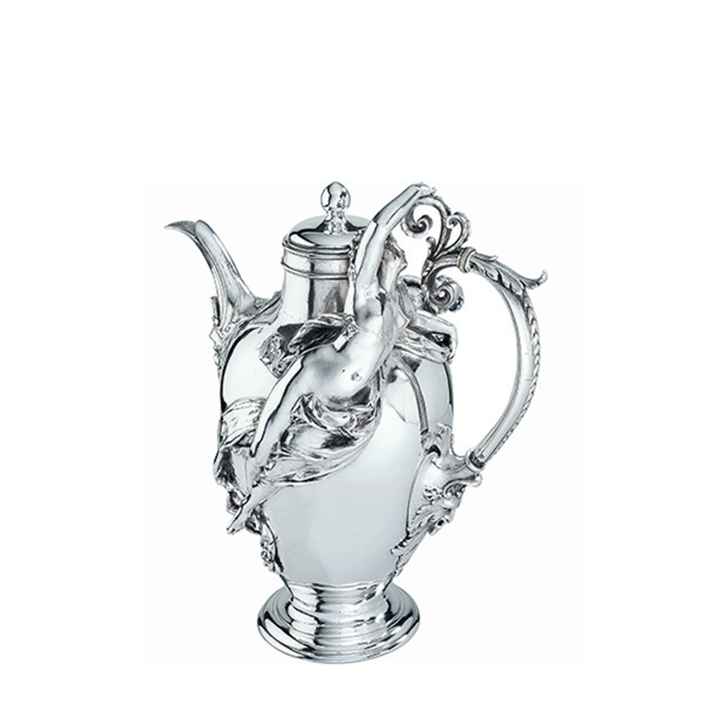 Кофейник 26 x 23см от Carrier Belleuse - Limited Edition 500 ex. "Посеребрение" Christofle
