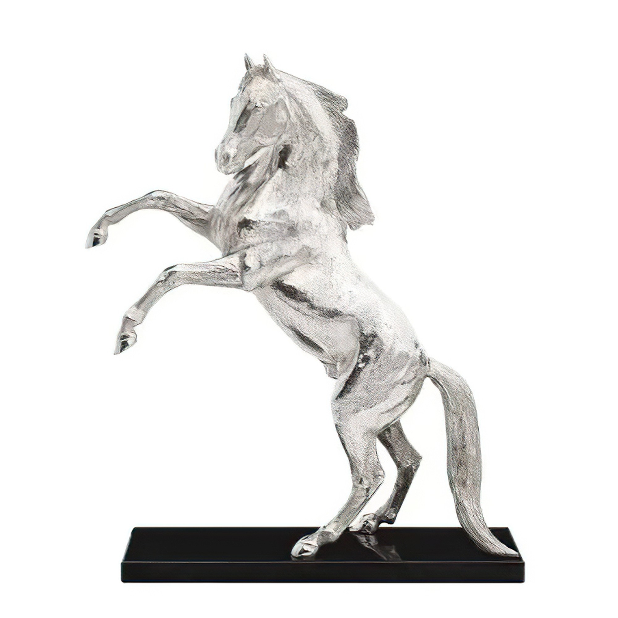 Статуэтка "Скачущая лошадь" 46см от Cheval cabré - Limited Edition 50 ex. "Серебро" Christofle
