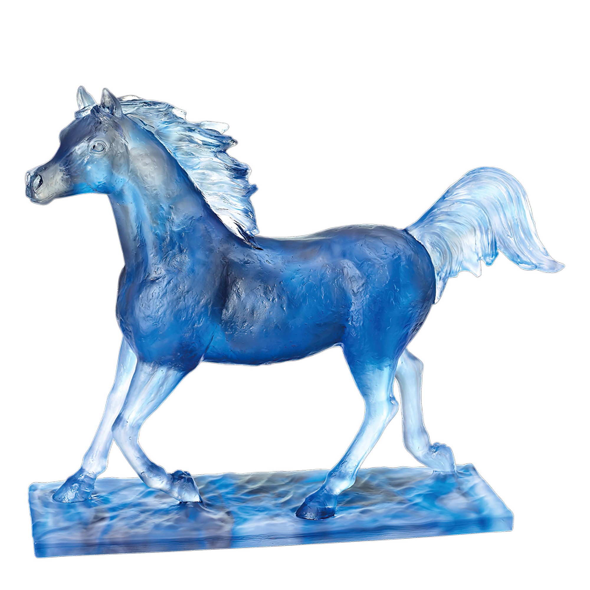 Статуэтка "Лошадь - синий" 53см от Cheval (Лимитированная серия на 50 пред.) Daum