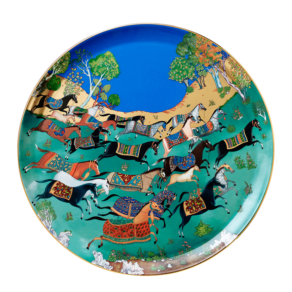 Блюдо круглое № 2 44см от Cheval d'Orient Hermes