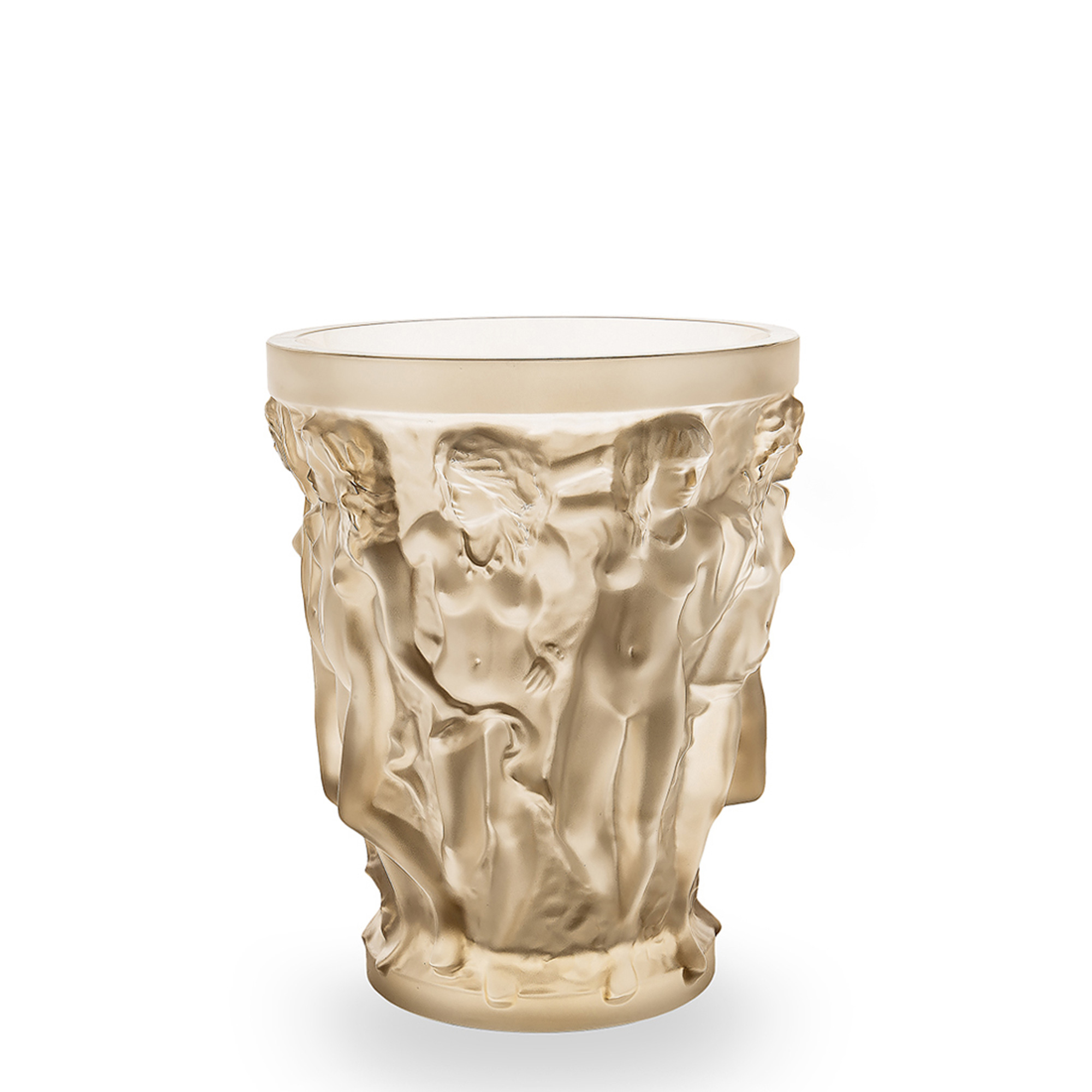 Ваза "Сирены- золотистый" 24см от Sirenes (Лимитированная серия на 999 пред.) Lalique