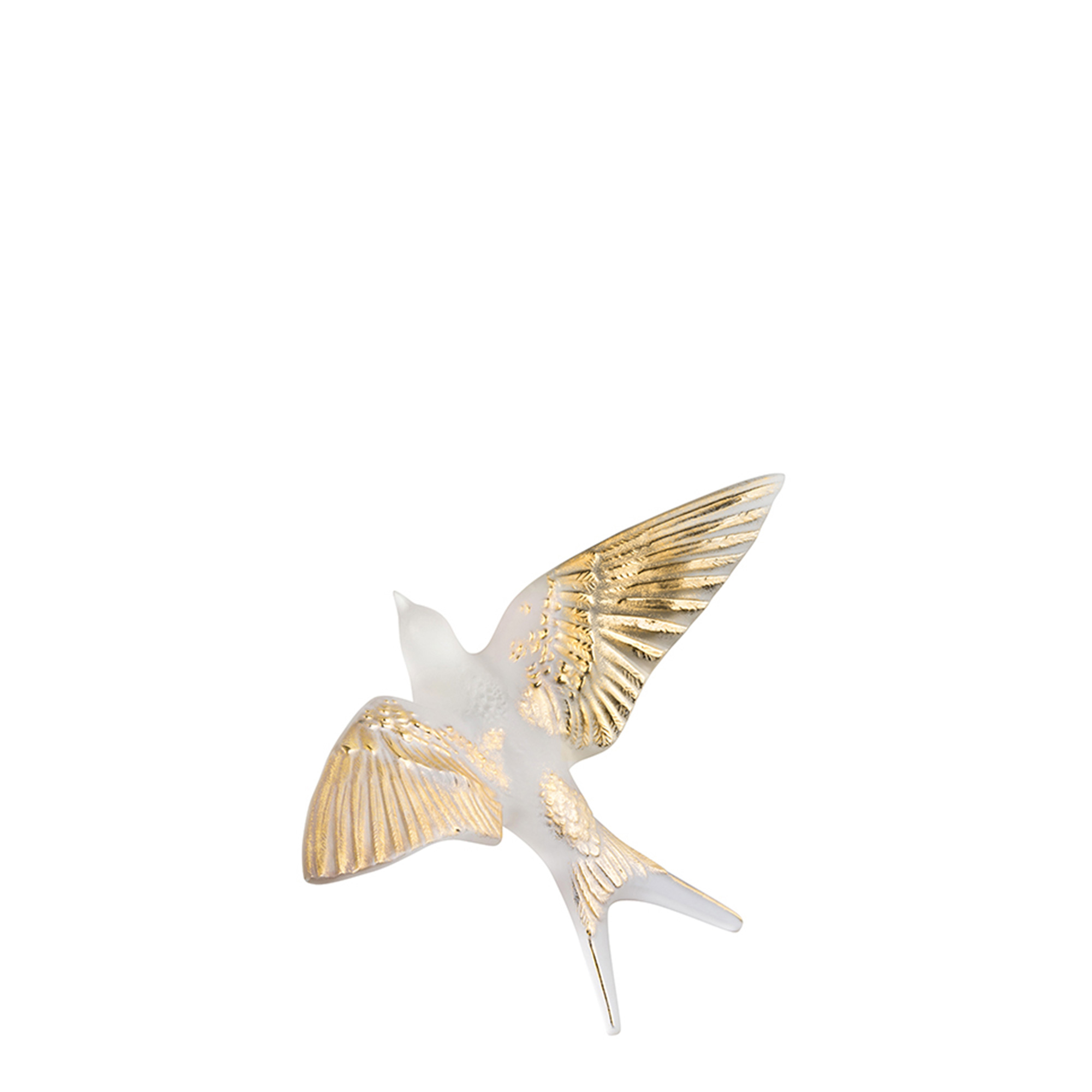 Статуэтка настенная с магнитом "Ласточка - золотое покрытие" 15см от Swallow Lalique