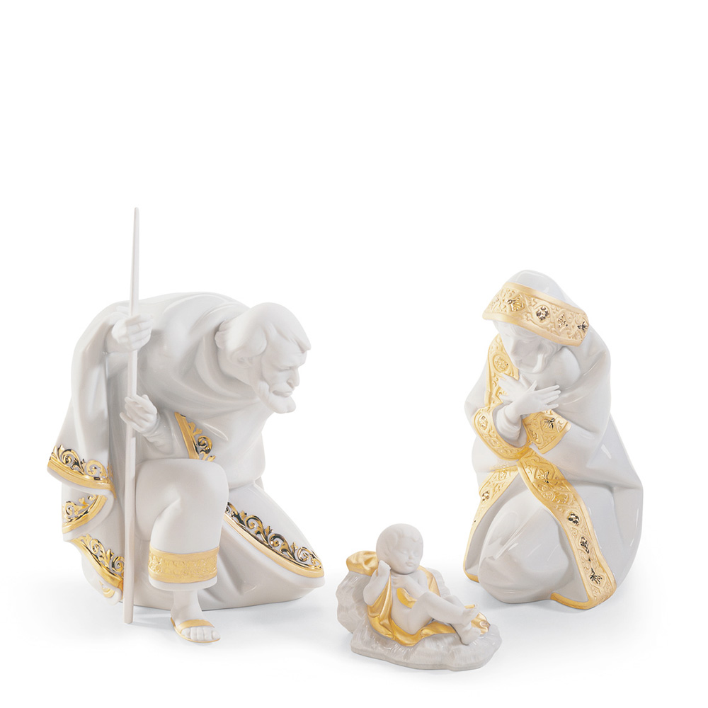 Набор статуэток "Тихая ночь (Re-Deco)" 22 x 44см серии Christmas Lladro