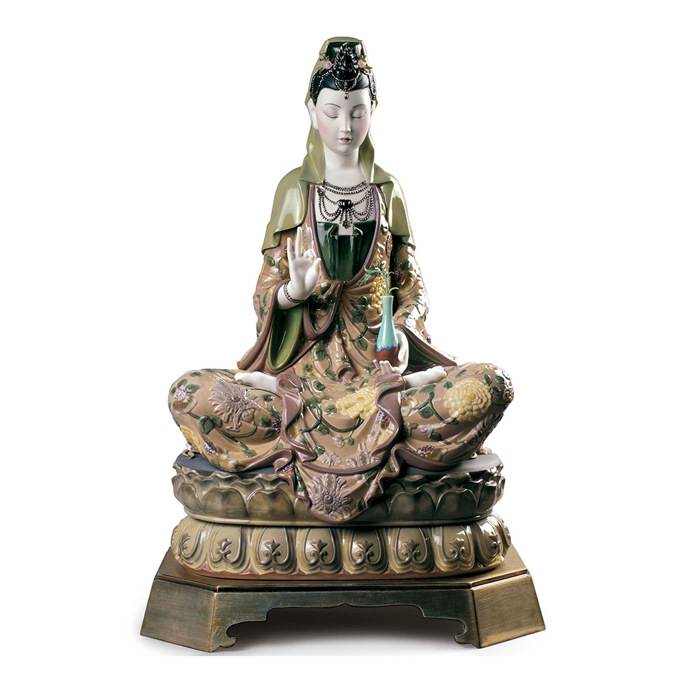 Статуэтка "Кван Инь" 59 x 40см серии High Porcellaine Lladro