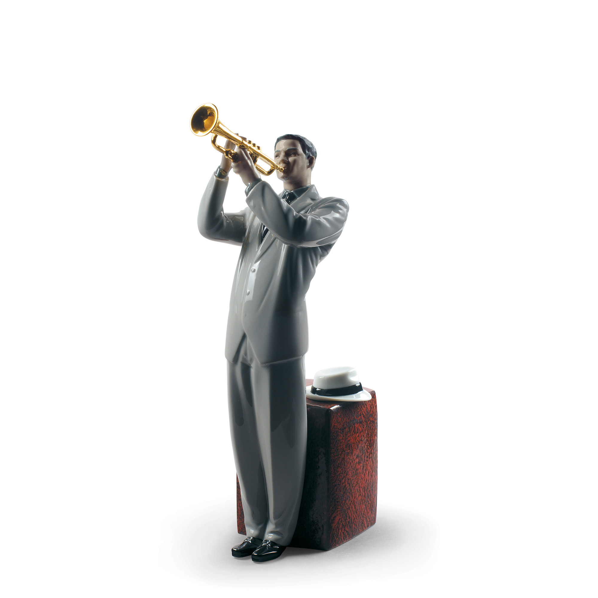 Статуэтка "Трубач" 33 х 17см серии On Stage "Jazz" Lladro