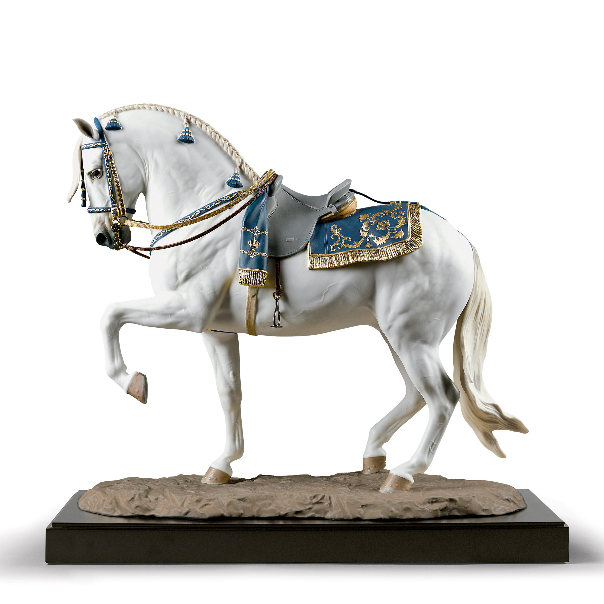 Статуэтка "Испанский конь" 44 х 50см от High Porcelain (Лимитированная серия на 500 пред.) Lladro