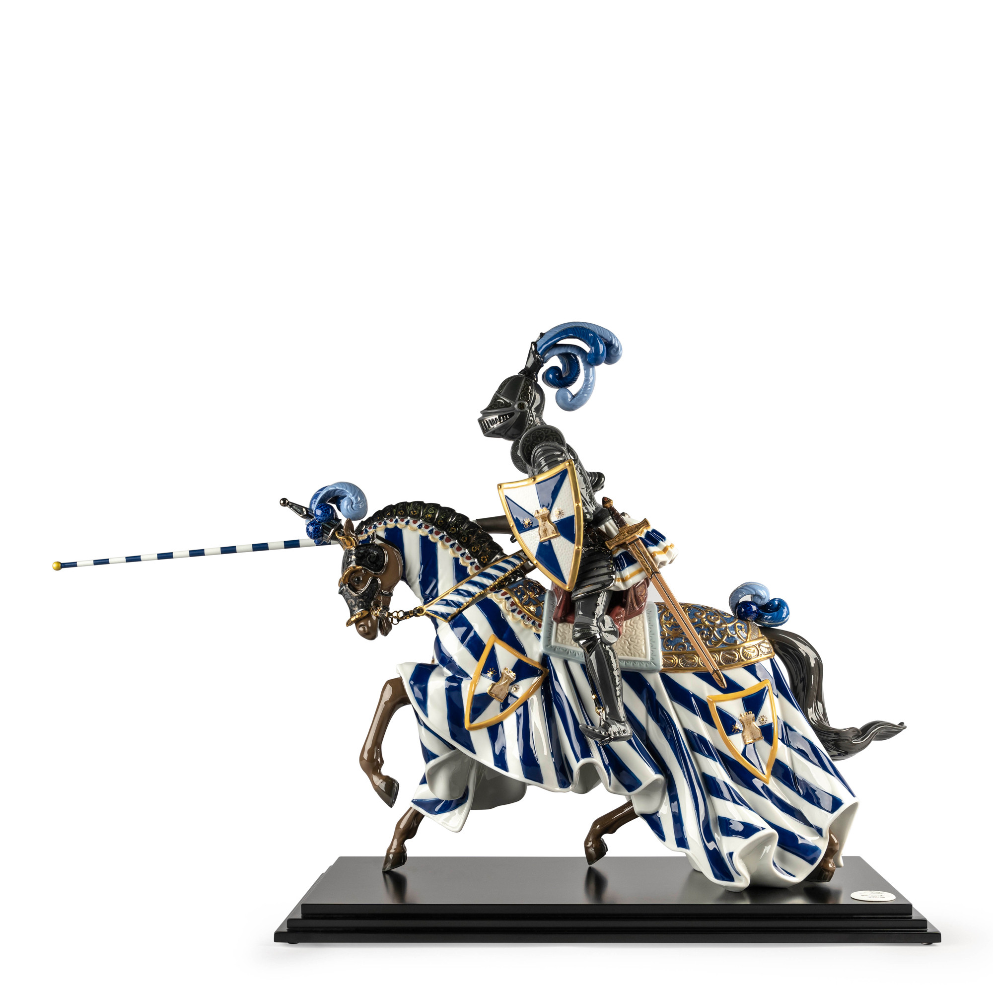 Статуэтка "Средневековый рыцарь" 57 х 79см от High Porcelain (Лимитированная серия на 500 пред.) Lladro