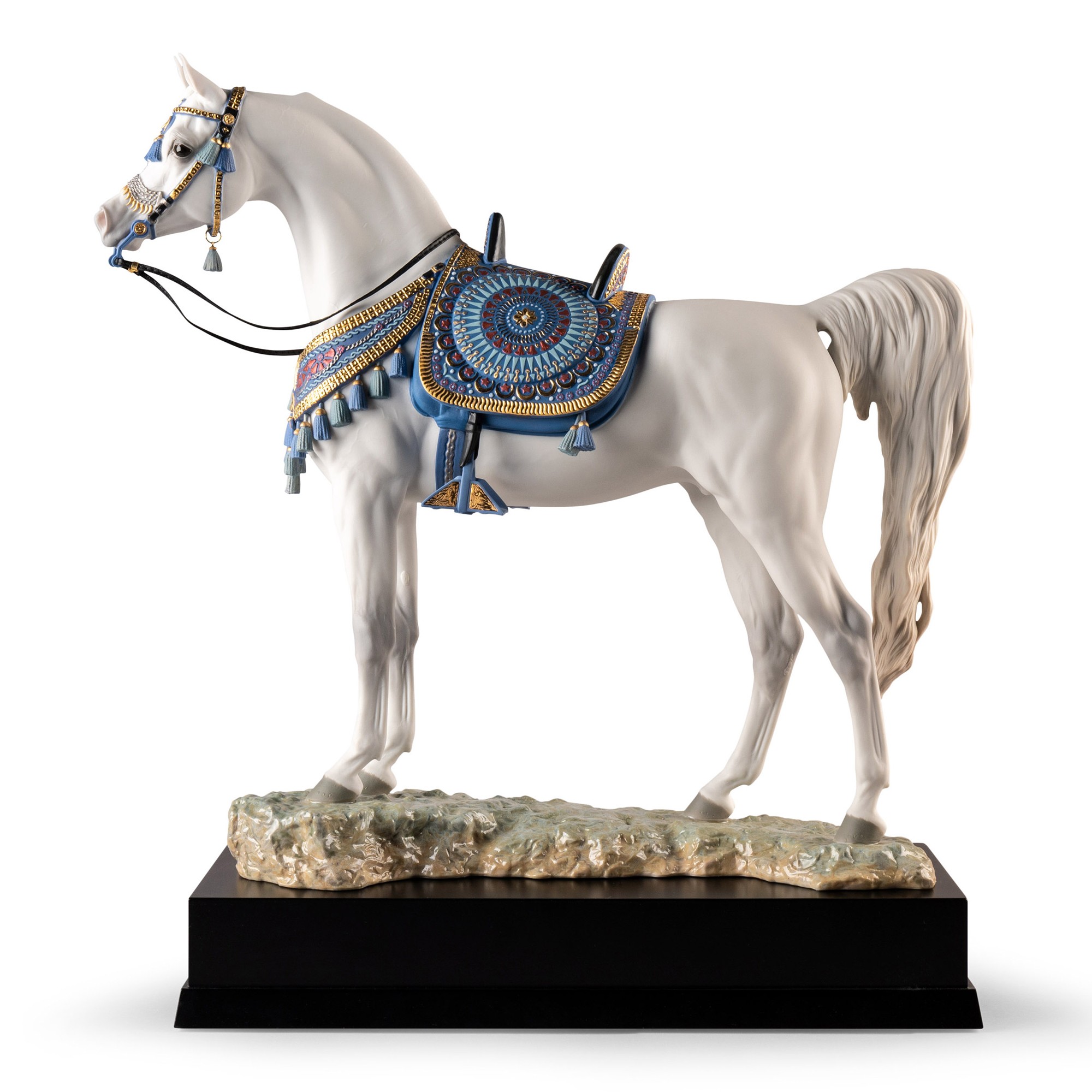 Статуэтка "Арабский чистокровный" 49 х 46см серии High Porcelain (Лимитированная серия на 300 пред.) Lladro