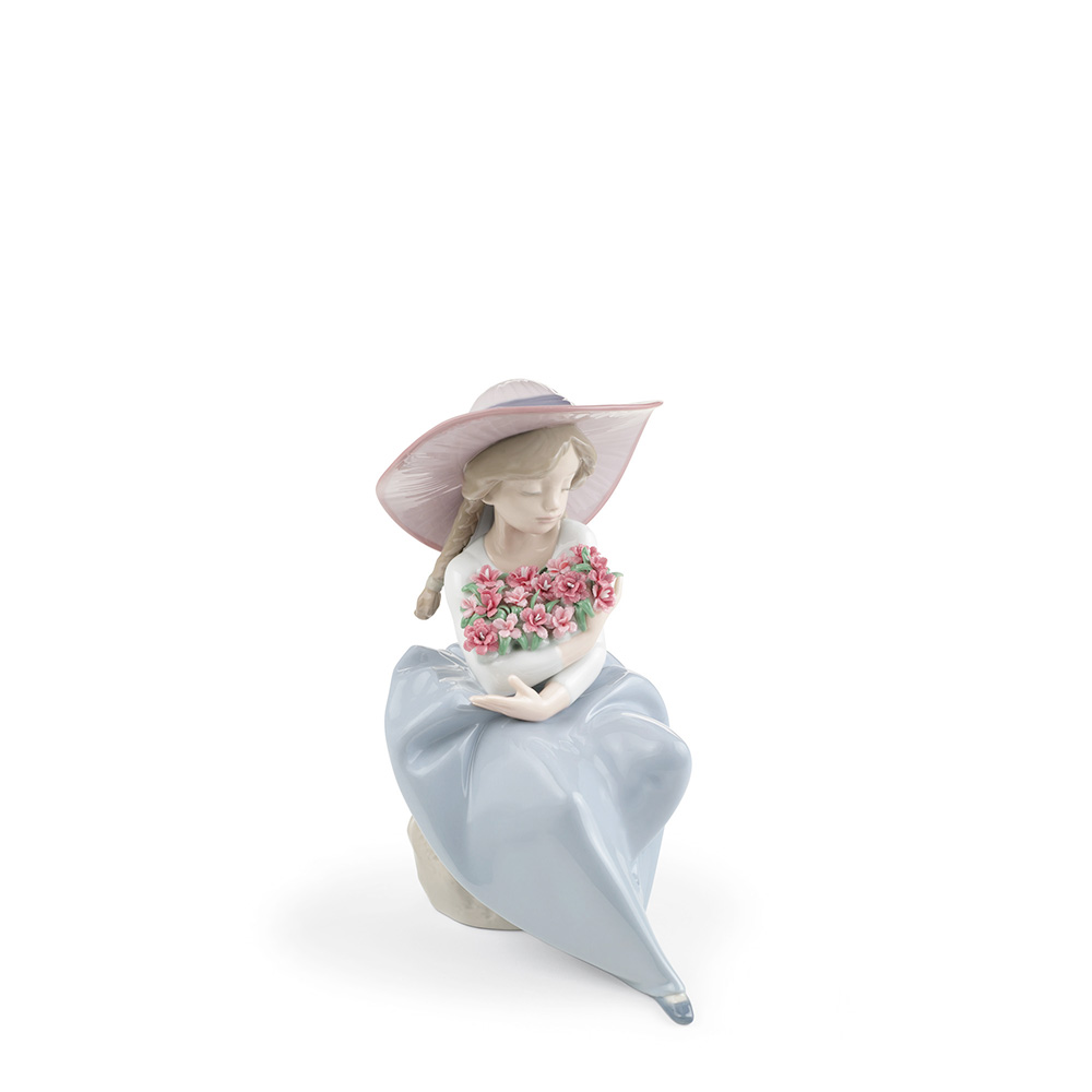 Статуэтка "Роскошный букет гвоздик" 20 x 16см серии Childhood & Fairy Tales "In my garden" Lladro