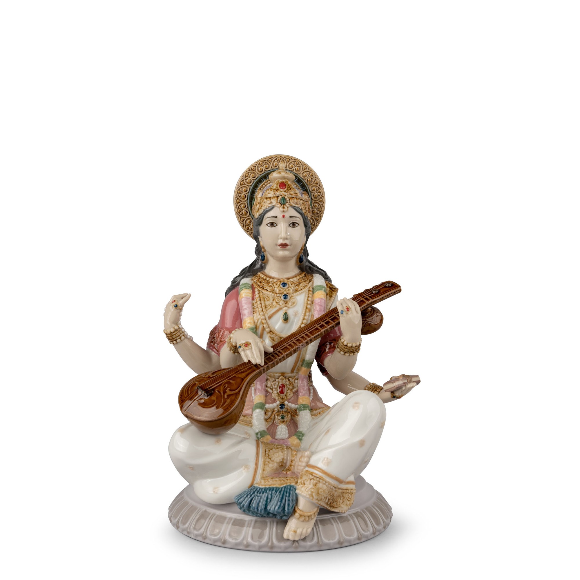 Статуэтка "Богиня Сарасвати" 26 х 18см от Spirituality "Buddhism" Lladro