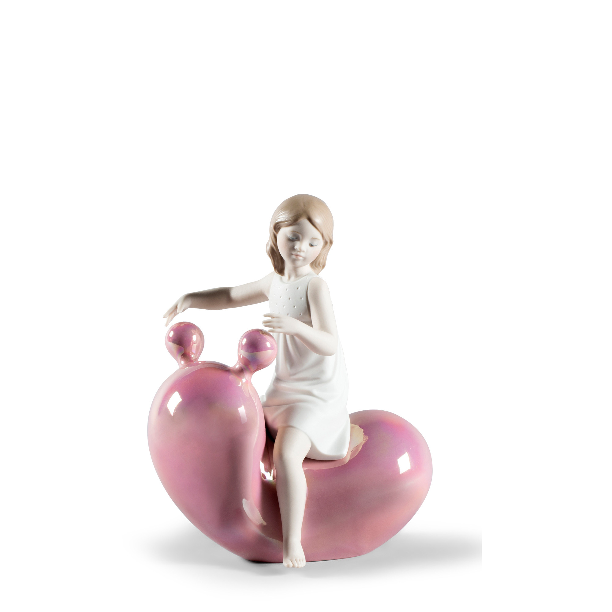 Статуэтка "Покачаюсь (розовый)" 21 х 15см от Childhood & Fairy Tales "My Seesaw Balloon" Lladro