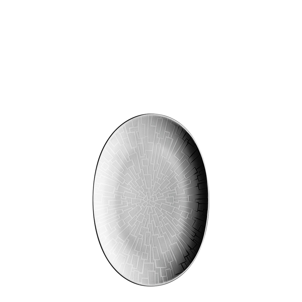 Блюдо овальное 18см от TAC Skin Platin Rosenthal