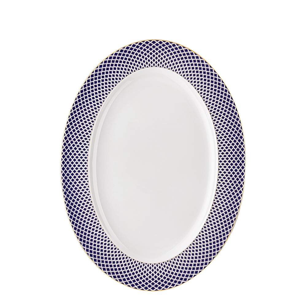 Блюдо овальное 40см серии Francis Carreau Bleu Rosenthal
