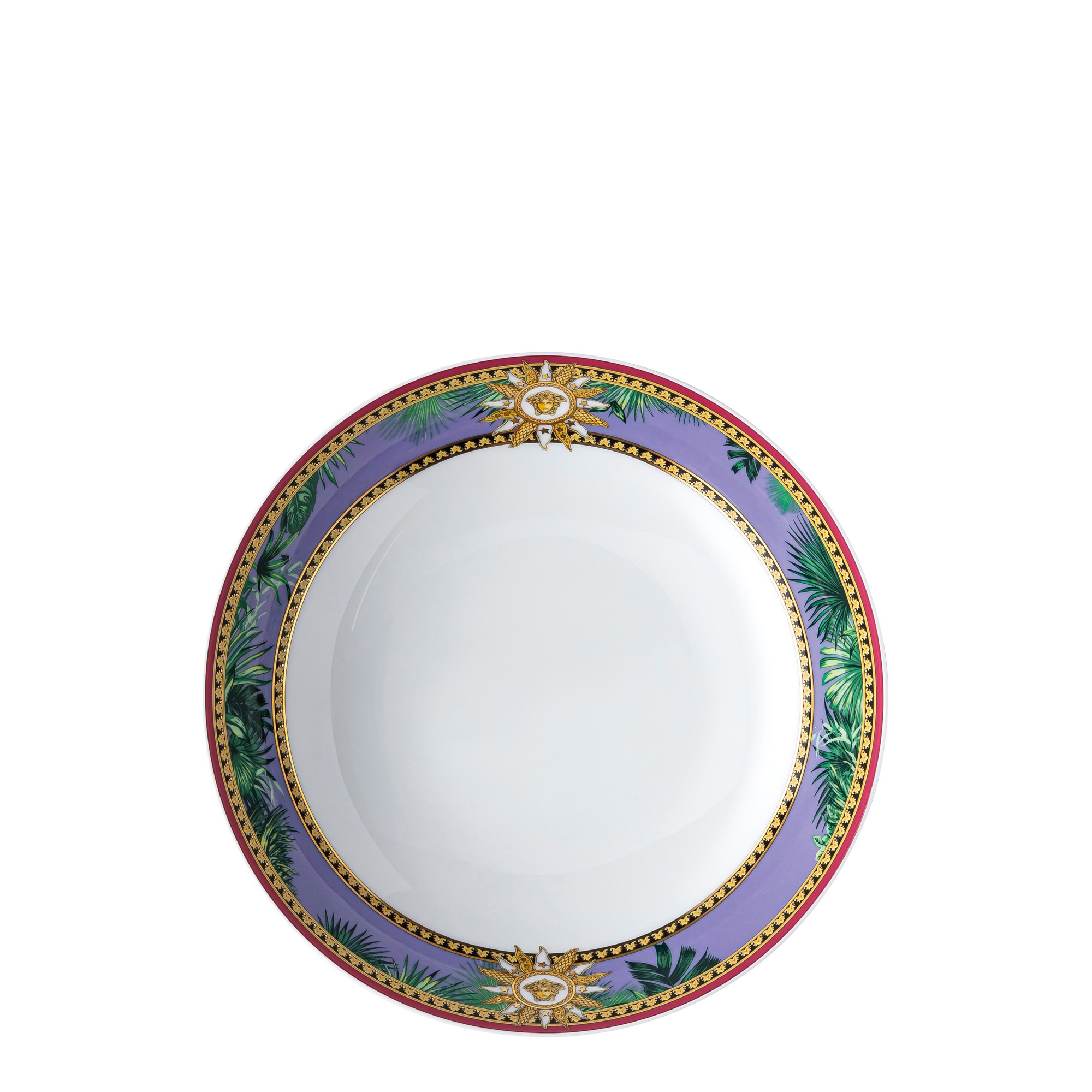 Тарелка суповая 22см серии Jungle Animalier Rosenthal Versace