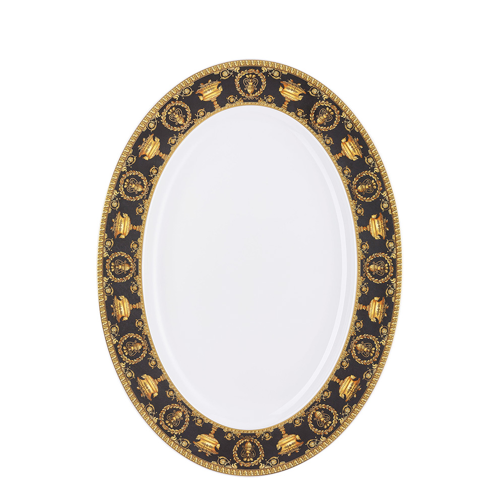 Блюдо овальное 40см от I Love Baroque "Nero" Rosenthal Versace