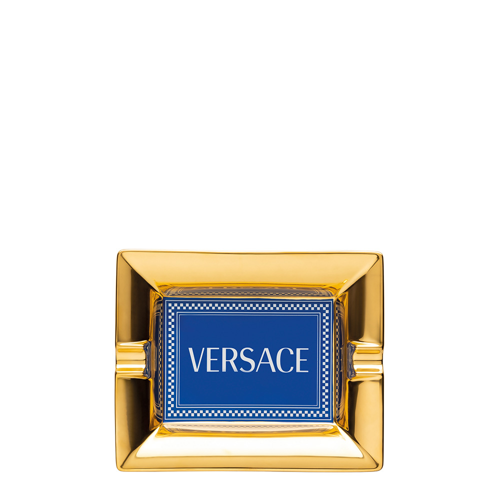 Пепельница 16см от Medusa Rhapsody Blue Rosenthal Versace