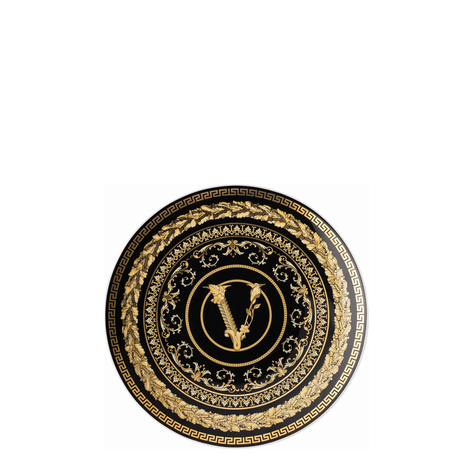 Тарелка десертная 17см от Virtus Gala Black Rosenthal Versace