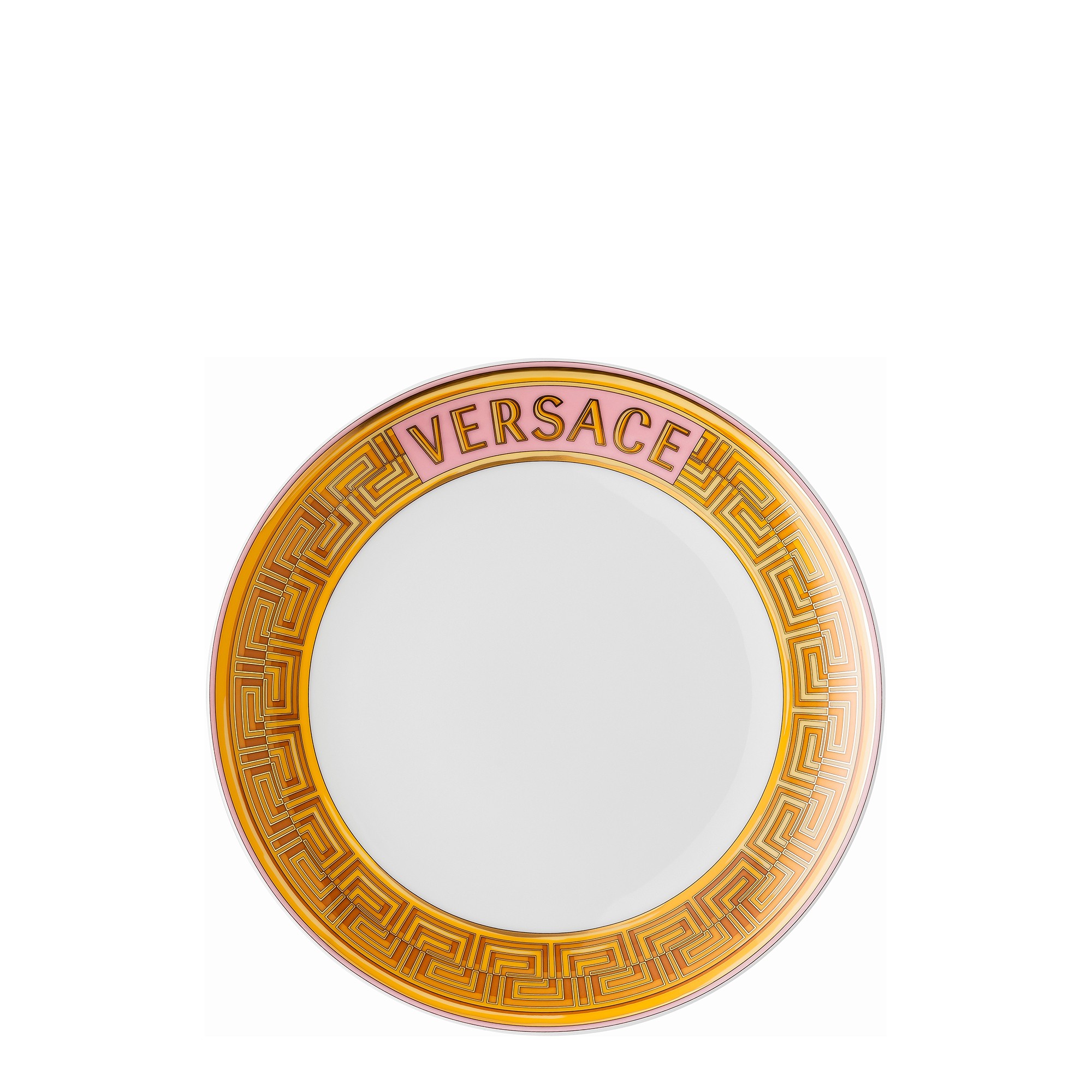 Тарелка закусочная 21см от Medusa Amplified "Pink Coin" Rosenthal Versace