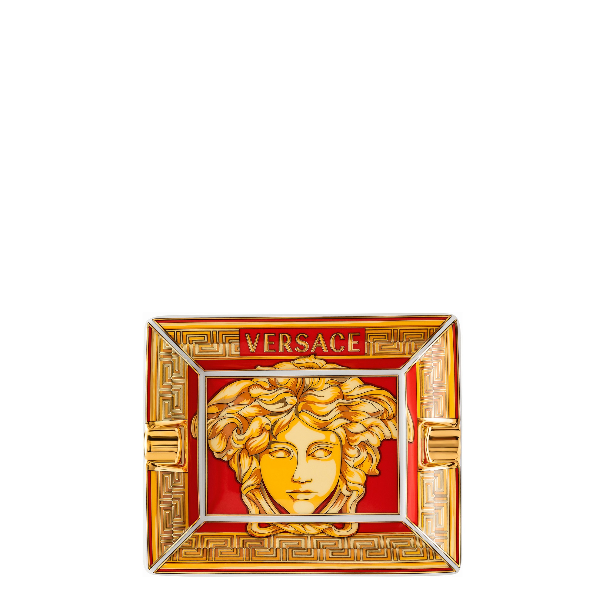 Пепельница 13см от Christmas "Medusa Amplified Golden Coin" Rosenthal Versace