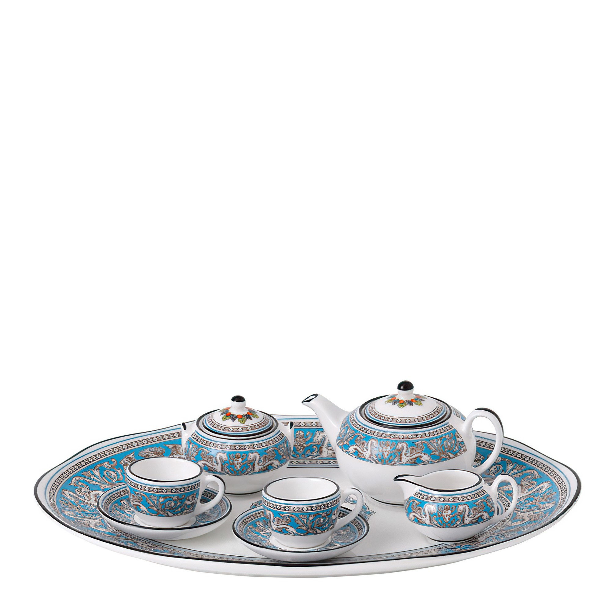 Набор чайный из 6 предметов от Florentine Turquoise Wedgwood
