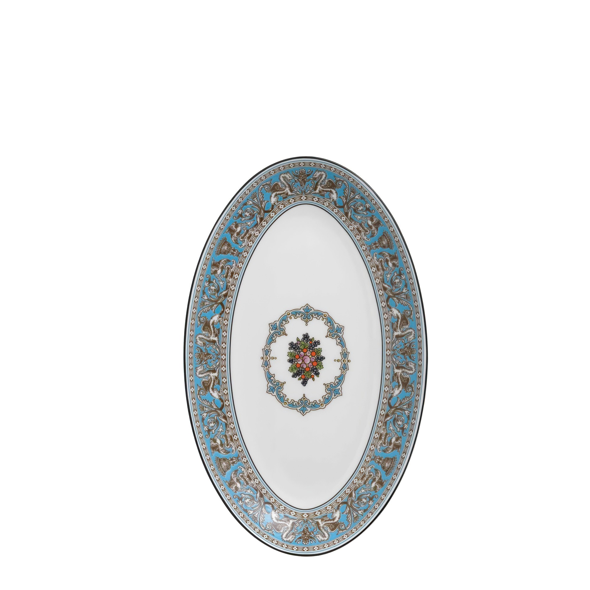 Блюдо овальное 26см от Florentine Turquoise Wedgwood
