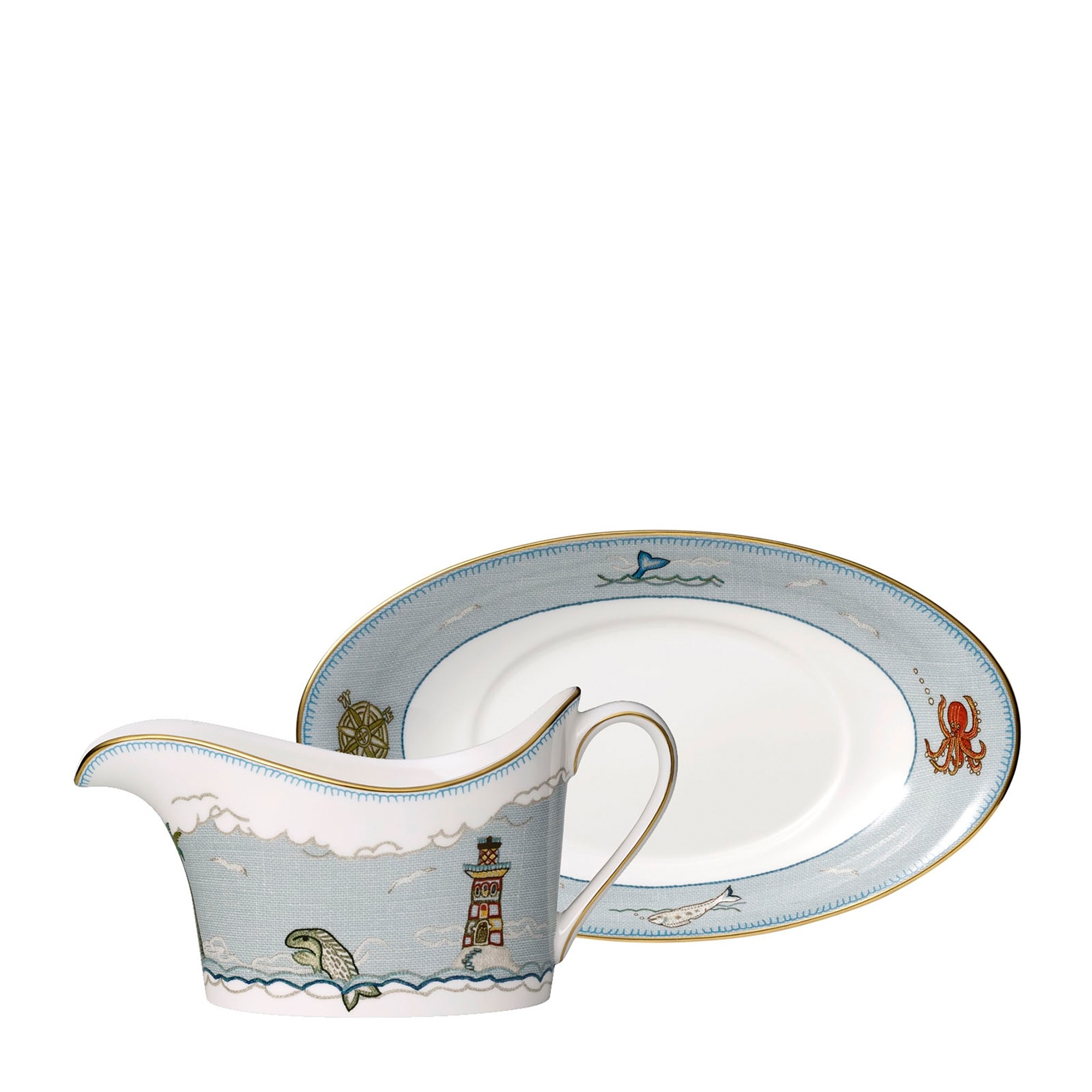 Соусник с подставкой от Sailor's Farewell Wedgwood