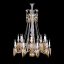 Люстра на 18 свечей (длинный) 136 x 100см от Zenith Charleston Baccarat