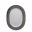 Блюдо овальное 35см серии Ecume Platine Bernardaud