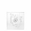 Декоративная панель зеркальная 17x17см серии Bouquet Lalique